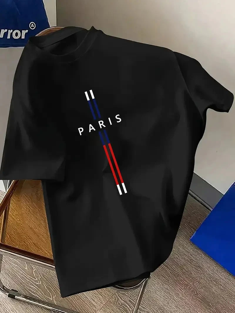 أنتر لوك أوفر سايز PARIS تيشرت