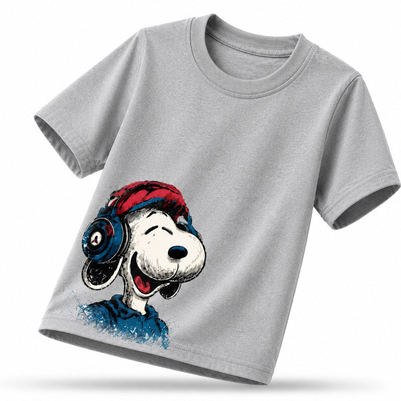 قطن بيور_ Snoopy تيشيرت أطفال