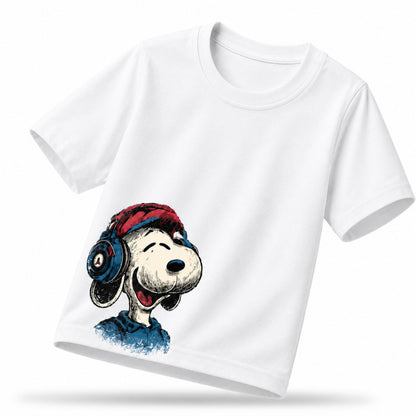 قطن بيور_ Snoopy تيشيرت أطفال